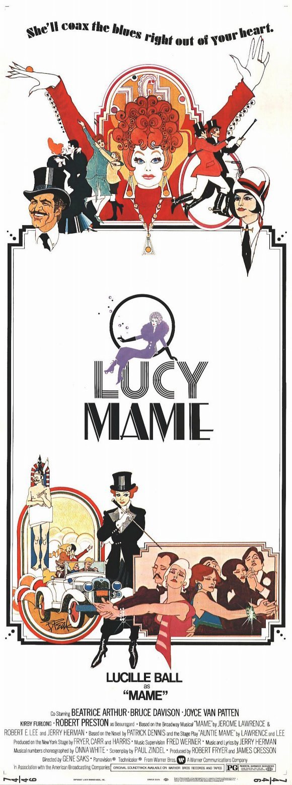 Amazon.com: Mame Poster Movie B 11x17 Lucille Ball Bea